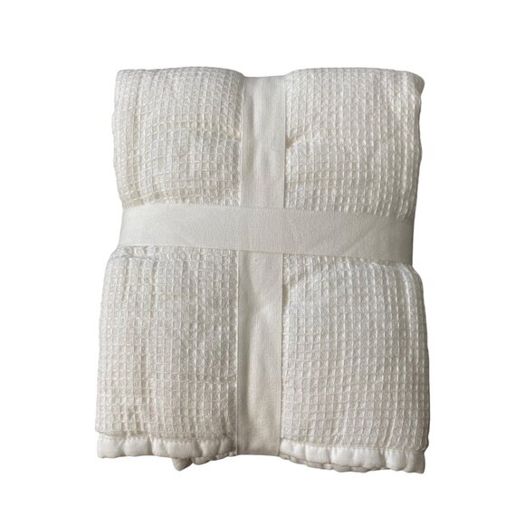 Pottery Barn Belgian Flax Linen Waffle Weave Standard (26" X 20") Sham NEW - Picture 2 of 3